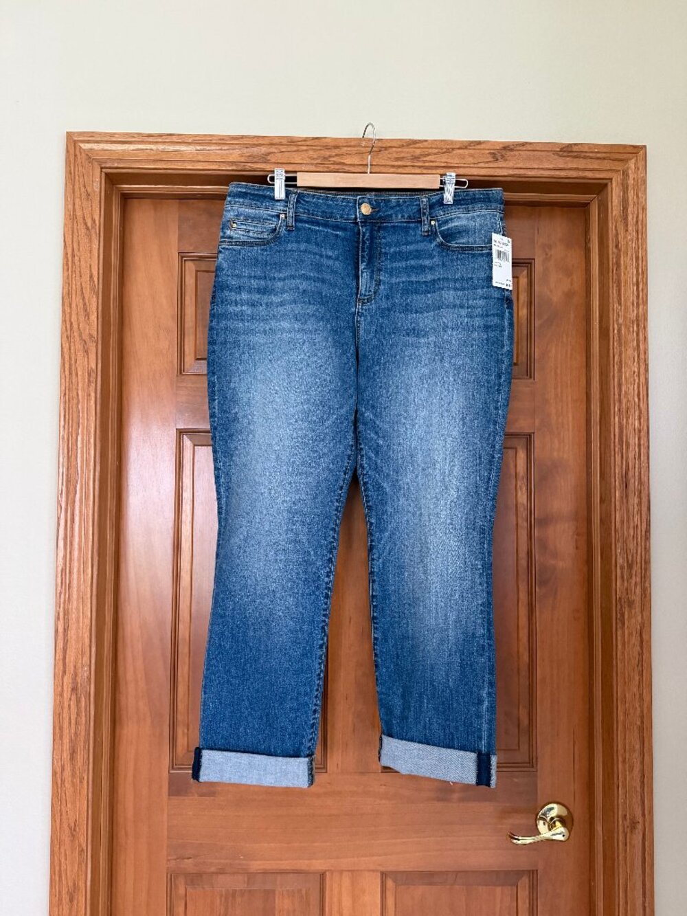 Catherine Boyfriend Jean Kut From the Kloth sz 16